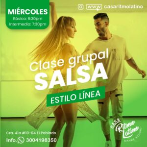 clases grupales de bachata y salsa en el poblado medellin. Salsa and Bachata lessons in Poblado