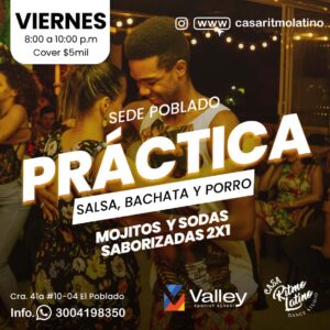 social de salsa y bachata en el poblado medellin