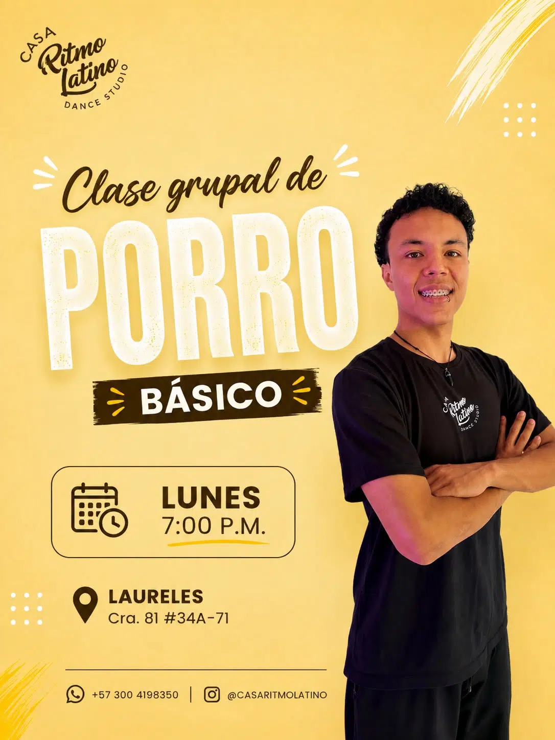 curso de porro clases grupales de baile tropical